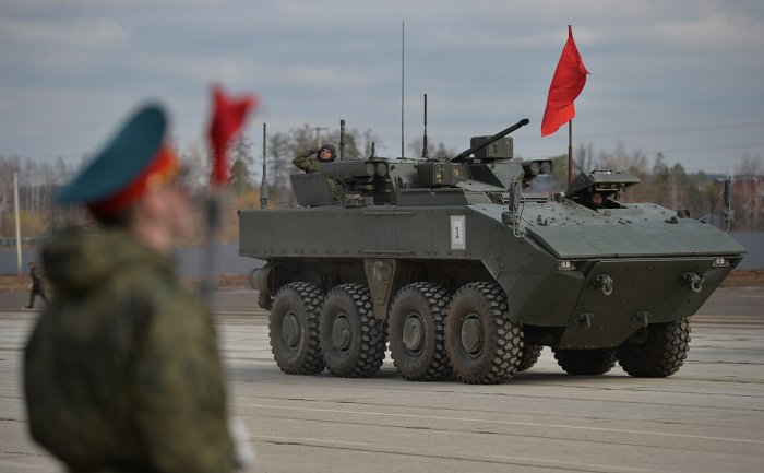 Колесный танк на базе «Бумеранга» может пополнить мощности ВС РФ