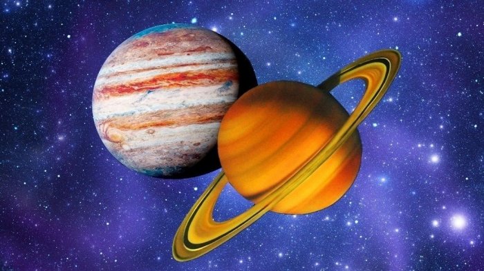 Россияне увидят великое соединение Юпитера и Сатурна