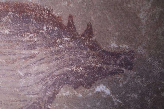 В Индонезии нашли древнейшие наскальные рисунки свиней история, находка, индонезия, наскальные рисунки