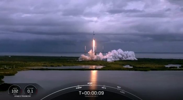 Ракета Falcon 9 стартовала на орбиту