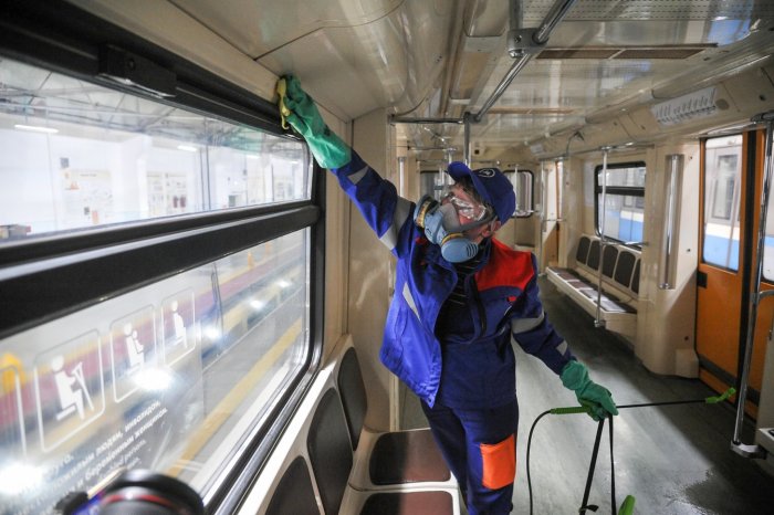 Петербургское метро ищет подрядчика для проведения дезинфекции