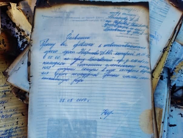 Под Петербургом обнаружили свалку служебных документов МВД