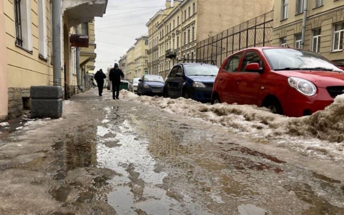 Циклон принесет потепление и мокрый снег в Петербург