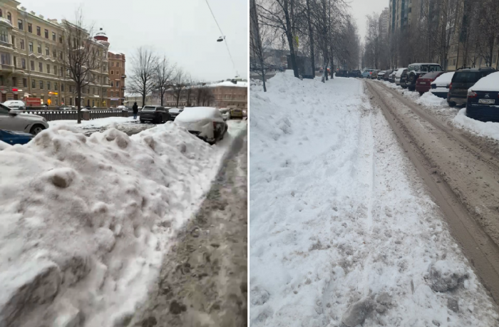 Протопчи переход сам: на заснеженных тротуарах в Питере новая проблема
